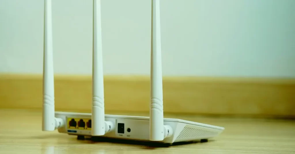 Router bien ubicado para una mejor señal de Wi-Fi.